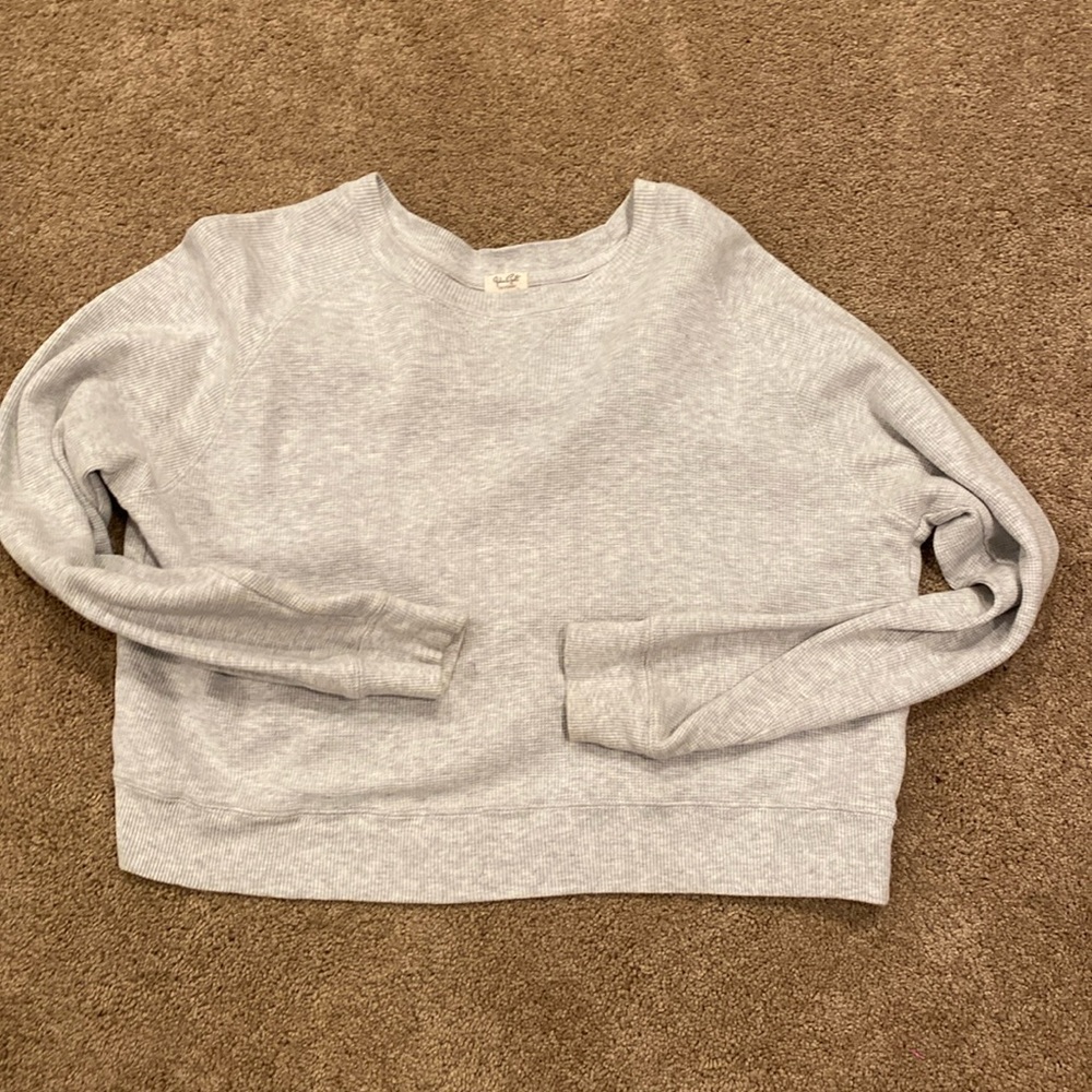 John Galt ribbed grey long sleeve (one size)